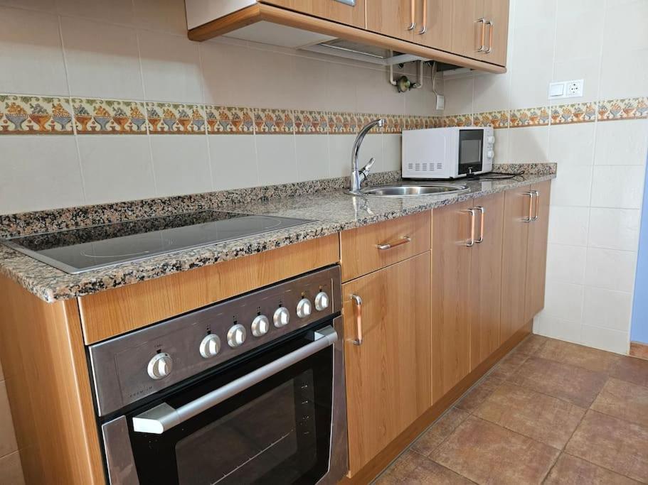 21A02 Coqueto Apartamento Con Garaje Felechosa Bagian luar foto